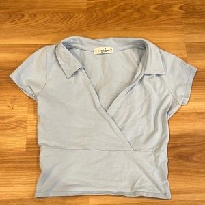 Size XS, baby blue color